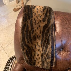 Faux fur scarf